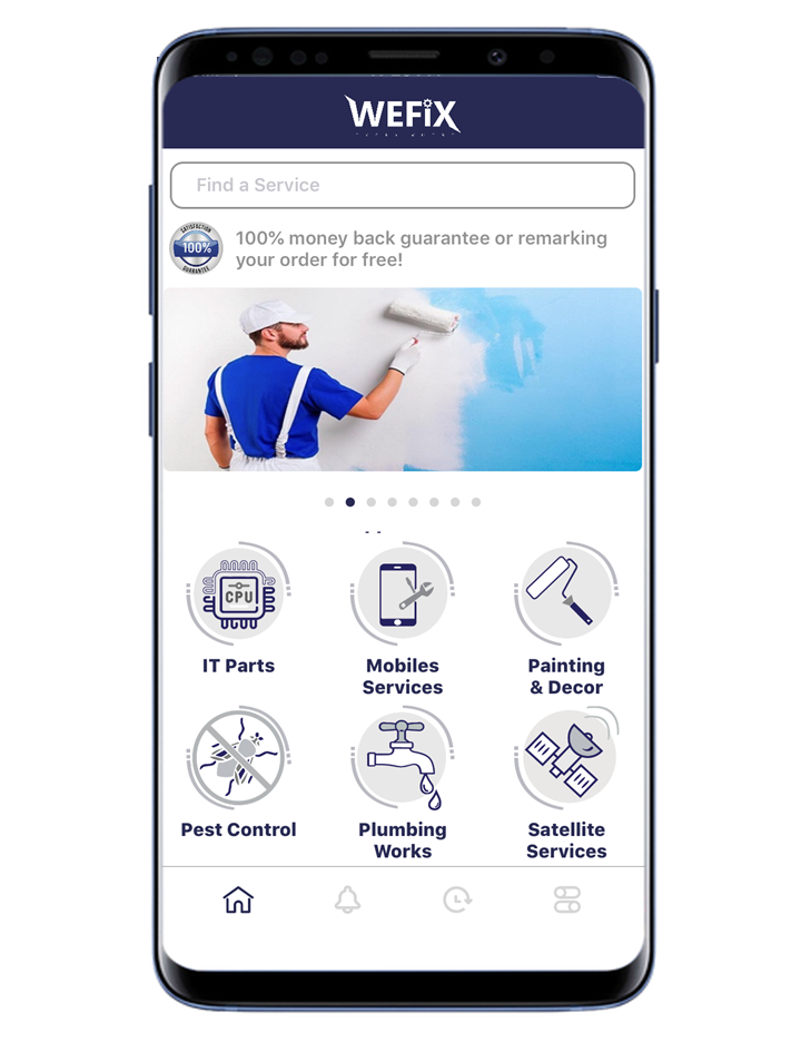 app screenshot wefix